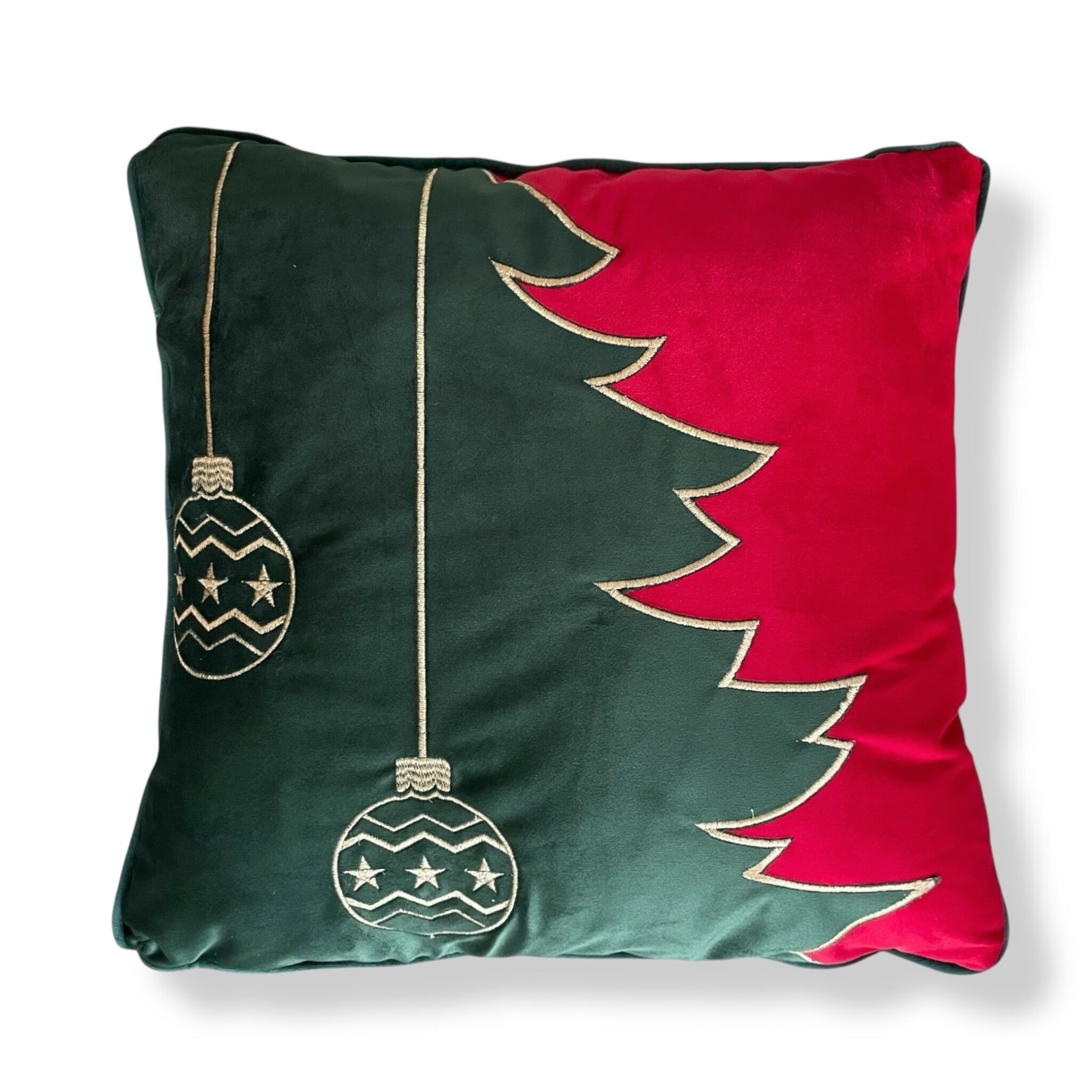 Cuscino decorativo Natalizio Buccia di Mela in Velluto Art. Angela